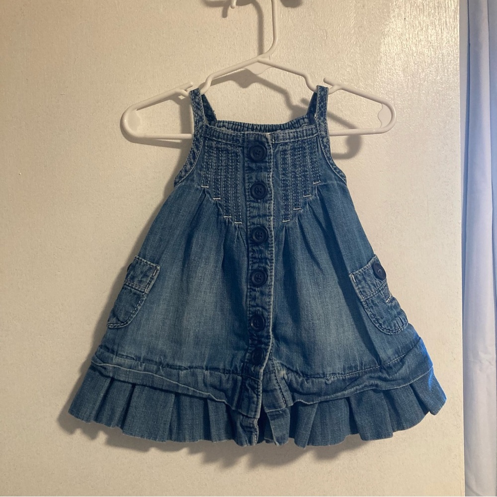 Baby Gap Jean Tank Dress : Size 0-3M